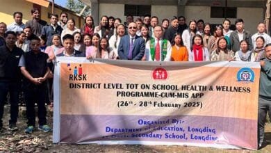 Arunachal: School Health and Wellness Programme Launched at GSS, Longding