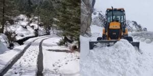 Sikkim witnesses heavy snowfall, Nathu La access Blocked