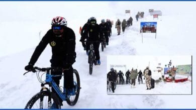 Arunachal: ITBP has launched its high-altitude Frontier Level cycling expedition, "Veerta," from Bumla