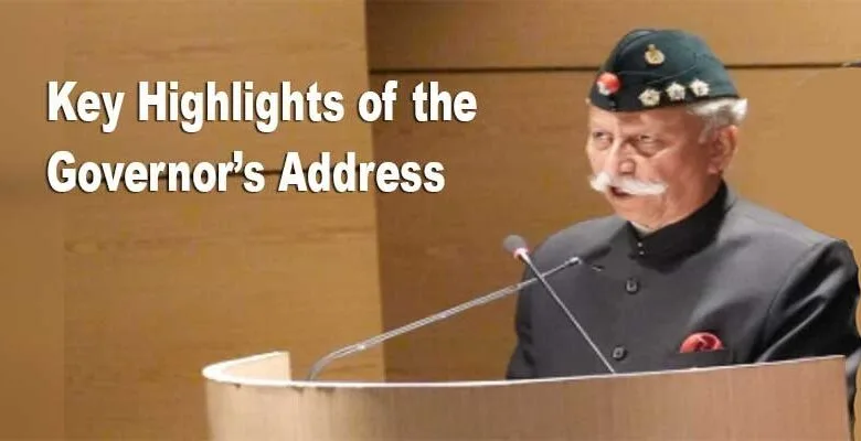Arunachal Governor Addresses Budget Session, Highlights Vision for 'Viksit Arunachal'
