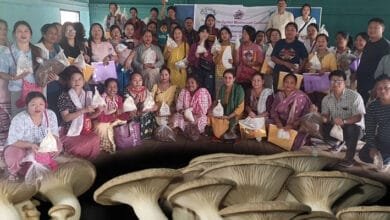 Arunachal: Hands on training on Oyster Mushroom Cultivation held at Loiliang Village in Lohit dist