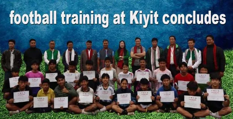 Arunachal: Weeklong football training at Kiyit concludes
