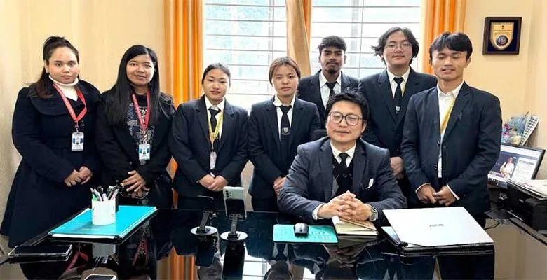 Arunachal: IGTAMSU Management Students Visit Trade & Commerce Department in Ziro