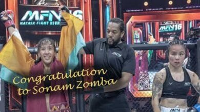 Arunachal: Sonam Zomba Secures International MMA Victory At MFN 16