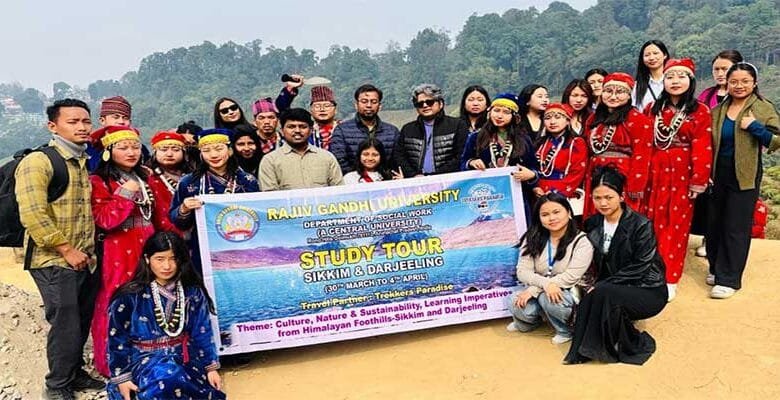 Arunachal: RGU Students Complete Study Tour to Sikkim and Darjeeling