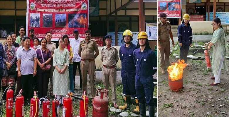 Arunachal: Tezu Observes Fire Service Week 2025 with Awareness Drives and Community Activities