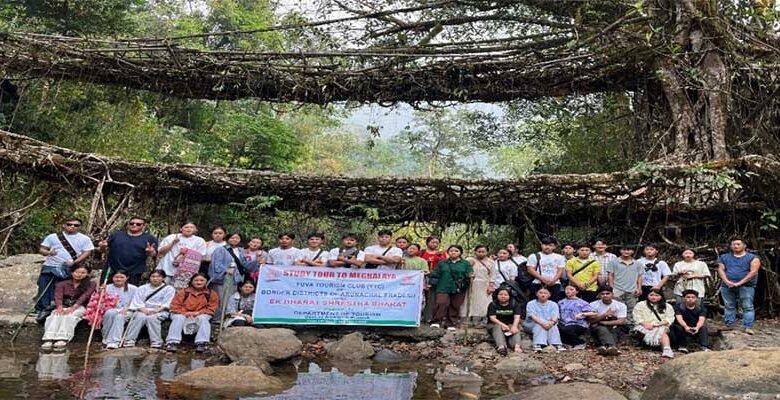 Arunachal’s Yuva Tourism Club Students Embark on Educational Tour to Meghalaya
