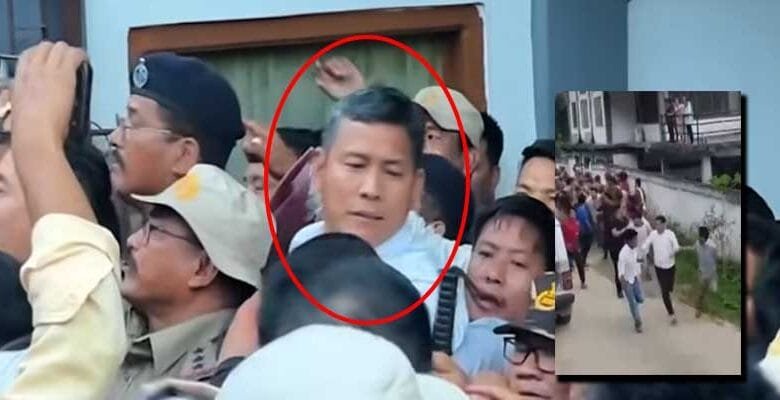 Arunachal: Tensions Escalate as Minister Ojing Tasing Faces Backlash During Siang Dam Protest Meeting