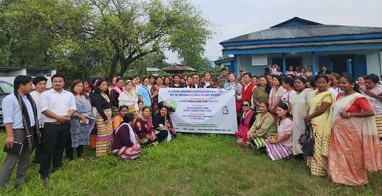 Arunachal: Tailoring Machines Distributed to SHGs in Lohit to Promote Women Empowerment and Self-Reliance