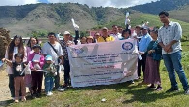 Arunachal: Training cum Input Distribution on Mushroom Cultivation held at Menchukha