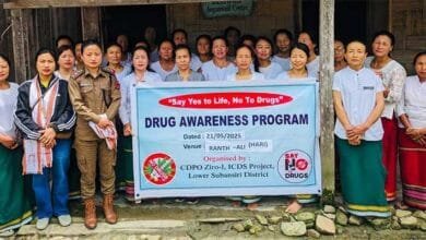 Arunachal: Drug Awareness Program for Anganwadi Workers held in Ziro