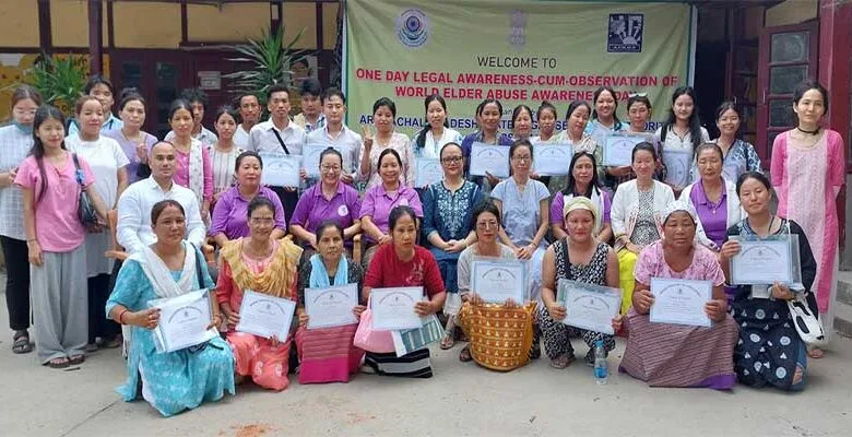 Arunachal: APSLSA Observes World Elder Abuse Awareness Day with Legal Awareness Programme in Naharalagun