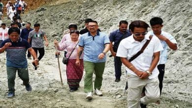 Arunachal: Minister Dasanglu Pul Treks to Landslide-Hit Monpani, Announces Restoration and Bypass Road on NH-113