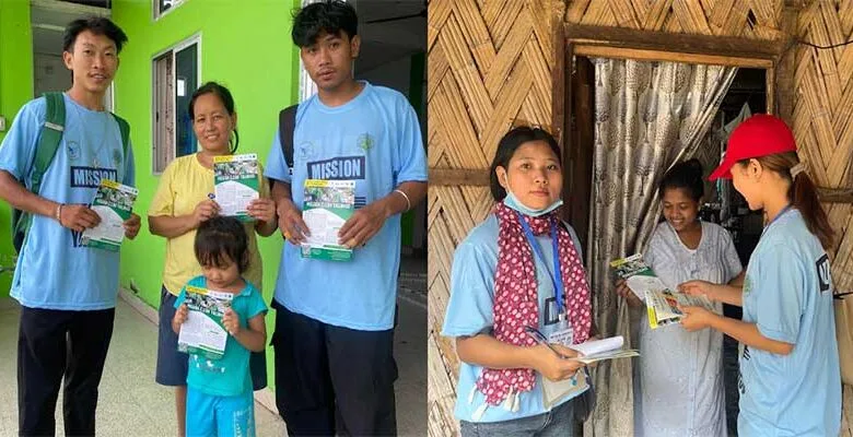 ﻿Arunachal: YMCR Interns Launch Door-to-Door IEC Campaign on Waste Segregation in Itanagar
