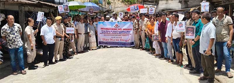 Arunachal Observes International Day Against Drug Abuse and Illicit Trafficking with Awareness Rallies across the state