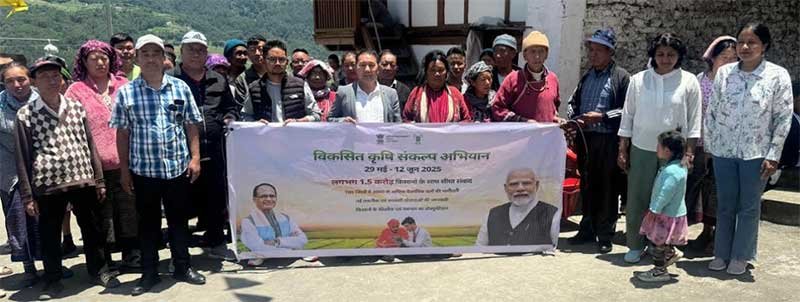 Arunachal: Viksit Krishi Sankalp Abhiyan Celebrated in Tawang’s Mogto-Bongkhar Block