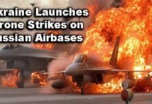 Ukraine Launches Devastating Drone Strikes on Russian Airbases, Destroys Over 40 Military Aircraft