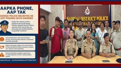 Arunachal: “Aapka Phone, Aap Tak”- Namsai Police Reunites 26 Lost Phones with Owners