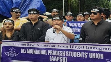 Arunachal: AAPSU Leads Massive Rally in Itanagar Against Illegal Immigration