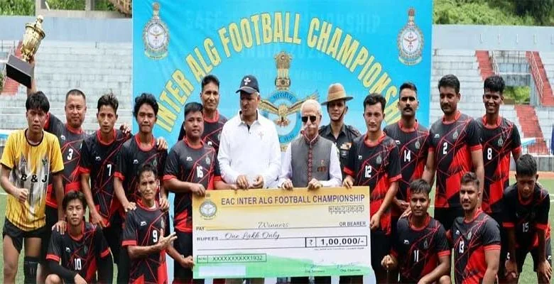 Arunachal: Governor Parnaik Lauds Indian Air Force at Inter-ALG Football Tournament Final in Yupia