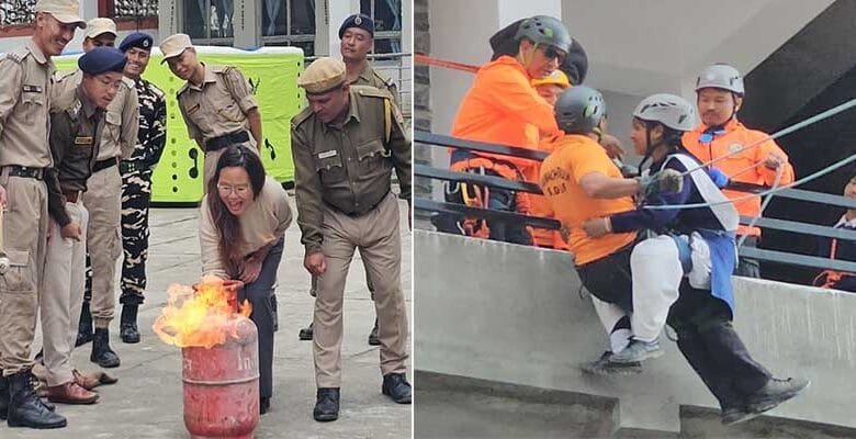 Arunachal: Earthquake Preparedness Drill Conducted in Tawang
