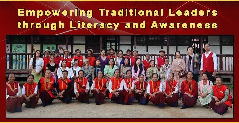 Arunachal: DC Inaugurates Basic English Course for Gaon Buras, Gaon Buris of Diibo Village