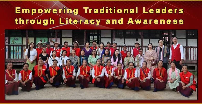 Arunachal: DC Inaugurates Basic English Course for Gaon Buras, Gaon Buris of Diibo Village