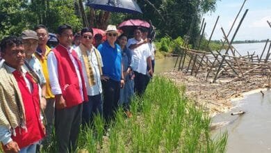 Arunachal: MLA Oken Tayeng, DC Sonalika Jiwani Inspect Flood-Hit Mer and Gadum Villages