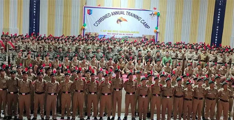 Arunachal: Commanding Officer 1 AP Bn NCC Addresses Cadets at CATC-69 Camp in RGU
