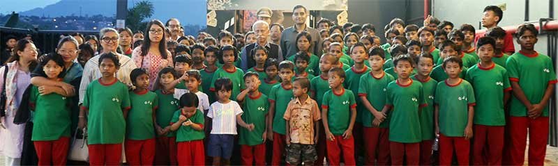 Arunachal: Governor Joins Special Film Screening with Children from Oju Mission