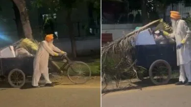 VIRAL- At 88, Former DIG Cleans Chandigarh Streets Daily — A One-Man Swachh Bharat Mission