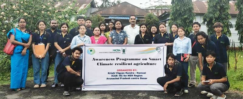 Arunachal University Agriculture Students Learn Climate Resilient Technologies at KVK Namsai