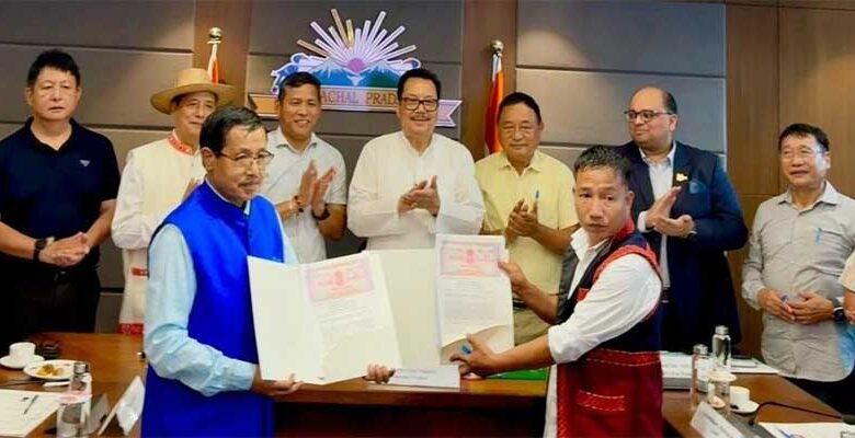 Arunachal: Begging Village Signs MoU with State Govt to Support Siang Upper Multipurpose Project