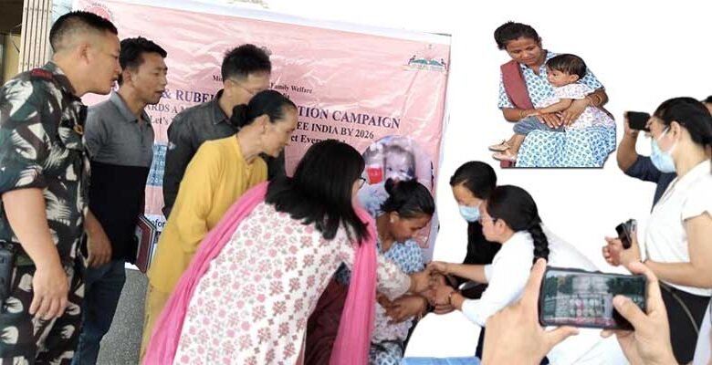 Arunachal: DC Oli Perme Launches Measles-Rubella Vaccination Campaign in Lower Subansiri