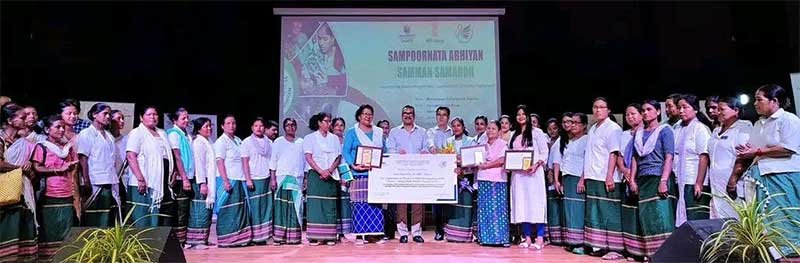 Arunachal: Namsai Shines in Sampoornata Abhiyan: Frontline Warriors Felicitated for Outstanding Performance