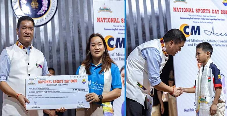 Arunachal: CM Pema Khandu Launches Athlete Empowerment Scheme, Distributes ₹2.49 Cr to 411 Sportspersons on National Sports Day