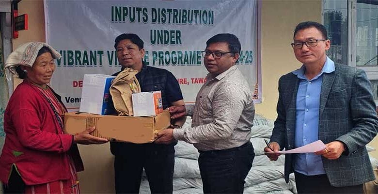 Arunachal: Horticulture Dept. Distributes Inputs to Promote Organic Farming in Border Villages Under Vibrant Village Programme in Tawang