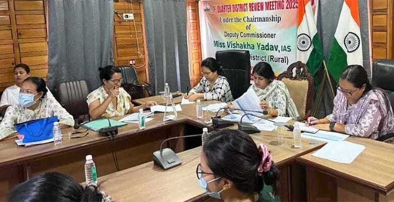 Arunachal: Health Gaps Identified, Action Plan Discussed at District Health Society’s Quarterly Review in Yupia