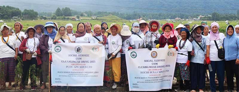 Arunachal: Mass Social Service Drive in Ziro Valley Sets Stage for Historic Cabinet Aapke Dwar on Sept 6