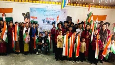 Arunachal: Tawang District Marks ‘Har Ghar Tiranga’ 2025 with Cultural Festivities and Student Talent
