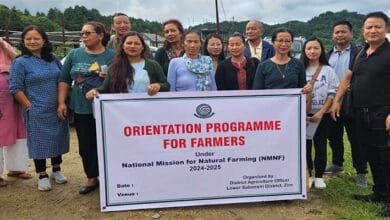 Arunachal: Orientation-Cum-Awareness Training on Natural Farming held at Siiro; 5,000 Farmers to Benefit
