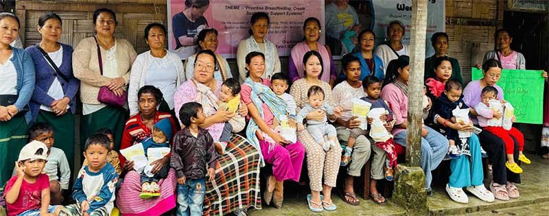 Arunachal: World Breastfeeding Week 2025 Observed Across Ziro with Community-Centric Outreach