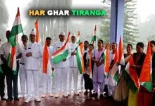 ITANAGAR-  As part of the nationwide ‘Har Ghar Tiranga’ campaign, the Governor of Arunachal Pradesh, Lt. General KT Parnaik, (Retd.), distributed the National Flag to officials and staff at Raj Bhavan,