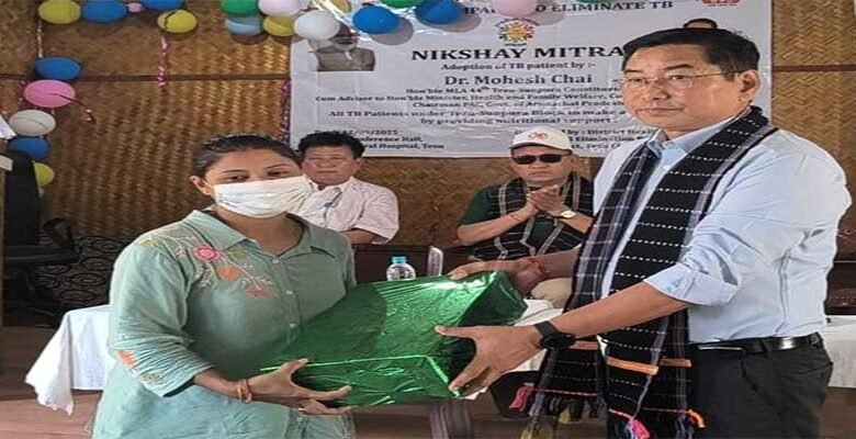 Arunachal: MLA Dr. Mohesh Chai Pledges Greater Support for TB Patients under Ni-kshay Mitra Initiative in Tezu