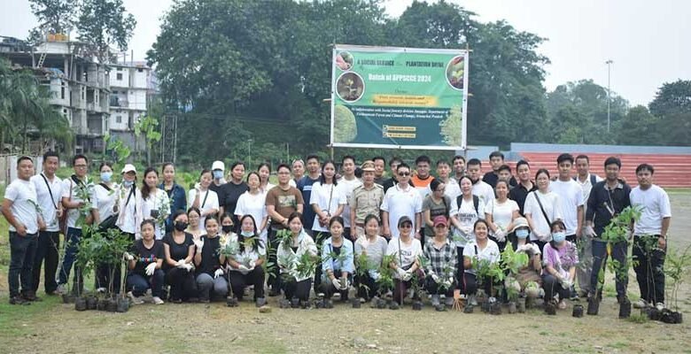 Arunachal: Newly Recruited APPSCCE 2024 Officers Begin Service with Plantation Drive at IG Park