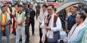 Arunachal: Kiren Rijiju Lays Foundation Stones for Sadbhavna Mandaps at Dutta and Siiro under PMJVK