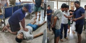 NDRF Team Performs Life-Saving CPR on Passenger at Guwahati Railway Station