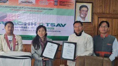 Arunachal: Swachh Bharat Fortnight Culminates in Tawang with Call for Plastic-Free, Cleaner Future