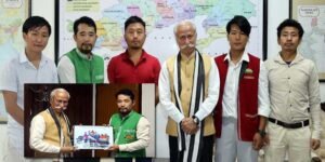 Team Arunachal, which summited Mount Kang Yatse-II in Ladakh, calls on the Governor