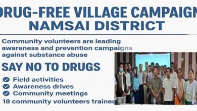 Arunachal: Namsai Empowers Volunteers to Lead ‘Drug-Free Village’ Campaign
